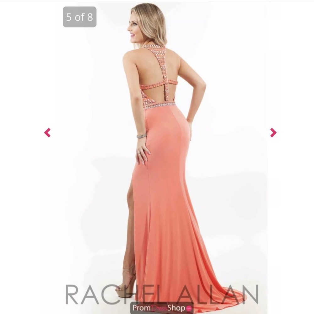 Rachel Allen Princess Beaded Evening Dress Sz 0 - Picture 2 of 9